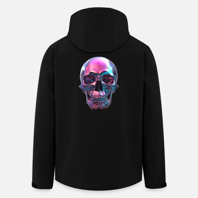 chromatic skull - Men’s Recycled Softshell Jacket by Stanley/Stella - black