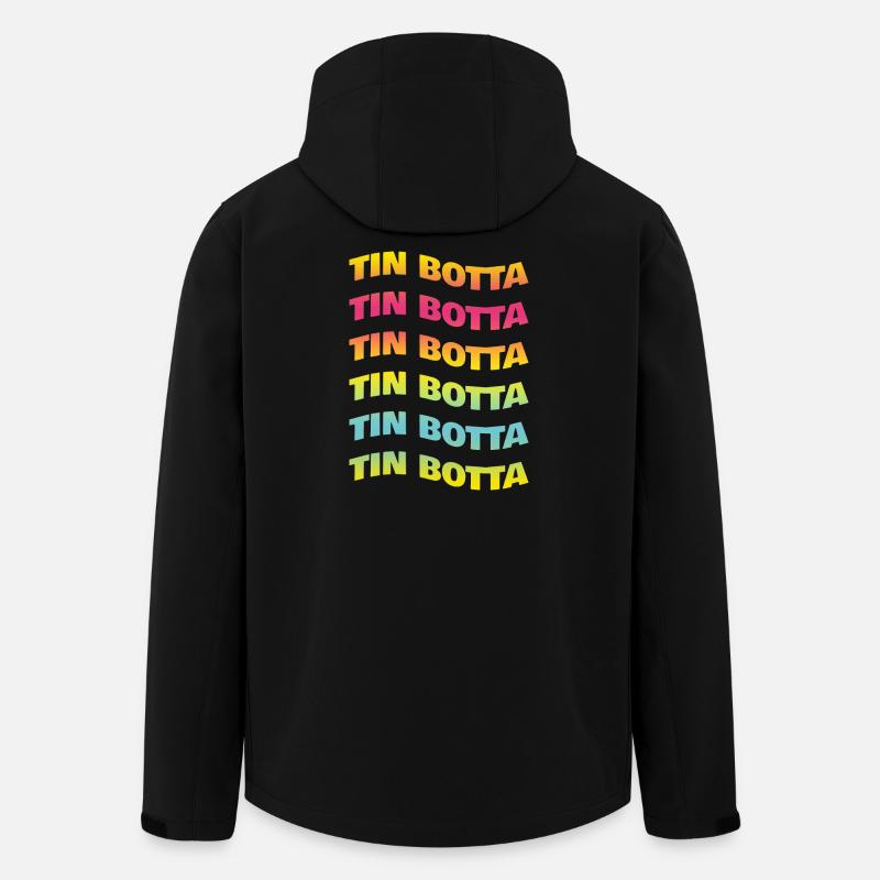 T-Shirt Tin Botta Maglieta Geschenkidee - Recycelte Männer Softshell-Jacke von Stanley/Stella - Schwarz