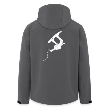 Stunt Wasserski Wellenreiten Wakeboard Kitesurfer - Recycelte Männer Softshell-Jacke von Stanley/Stella - Schwarz - Hinten - AI Model Male 185 light (185cm)