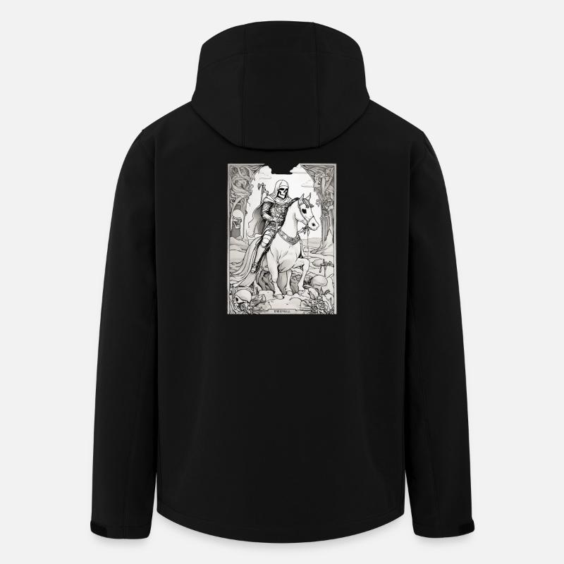 Todesreiter Tarot Illustration - Recycelte Männer Softshell-Jacke von Stanley/Stella - Schwarz