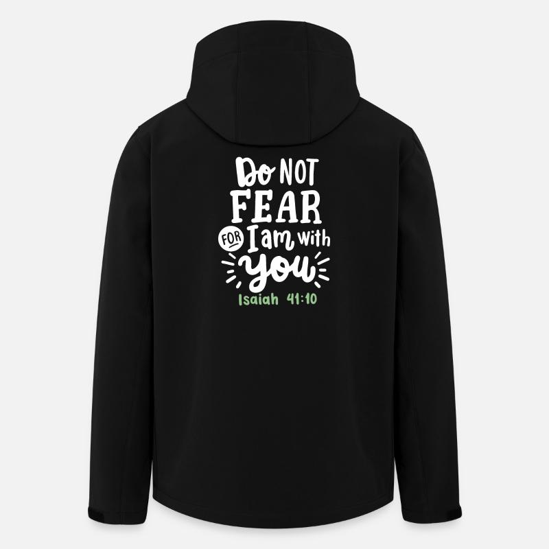 Christlicher Glaube Bibelvers - Recycelte Männer Softshell-Jacke von Stanley/Stella - Schwarz