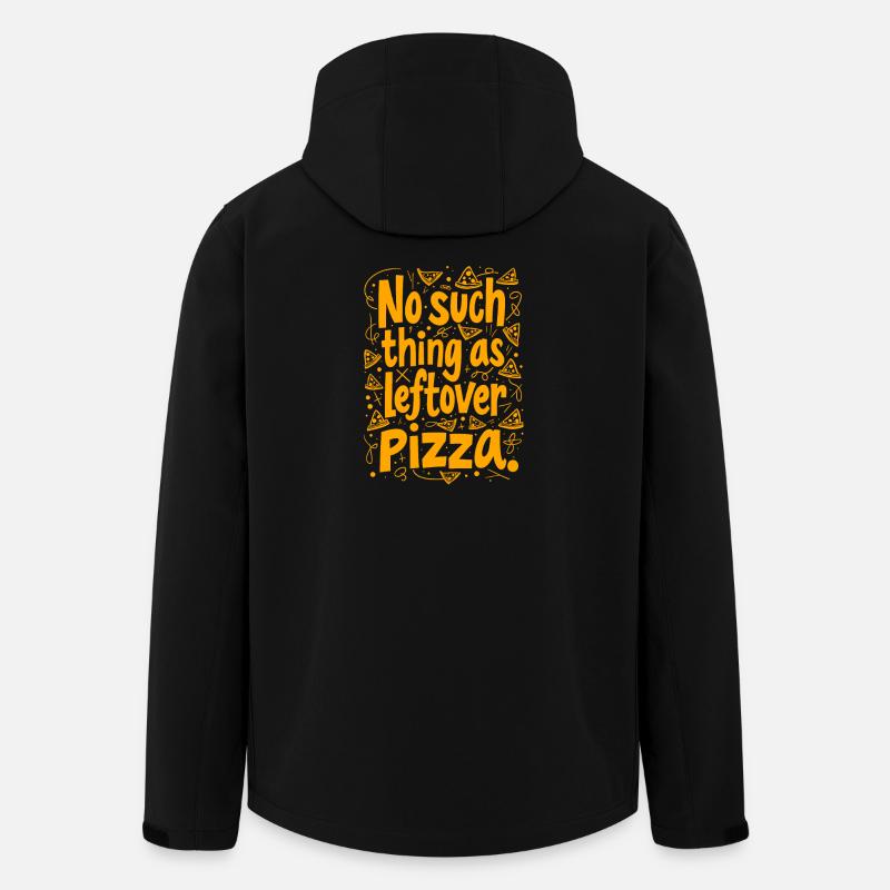 PAS DE RESTES DE PIZZA - Veste softshell homme en polyester recyclé Stanley/Stella - noir