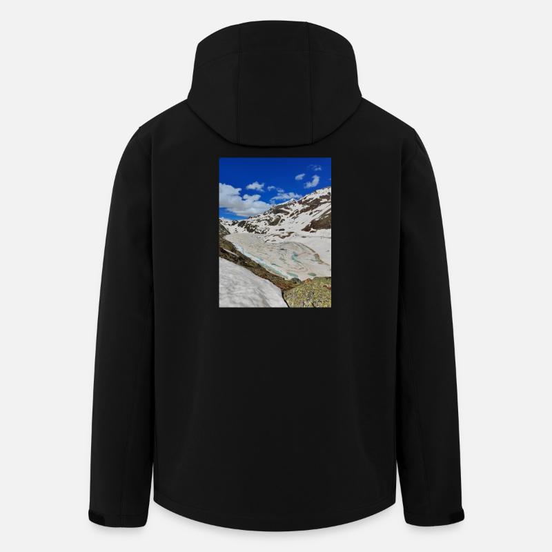 Lac Blanc Juni 2024 - Recycelte Männer Softshell-Jacke von Stanley/Stella - Schwarz