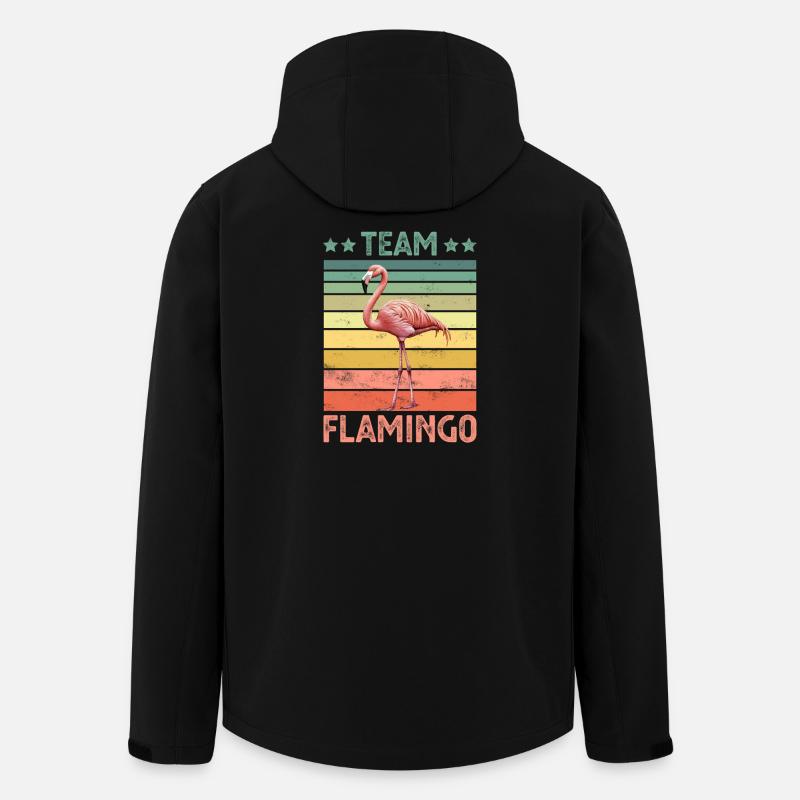 Flamingo - Men’s Recycled Softshell Jacket by Stanley/Stella - black