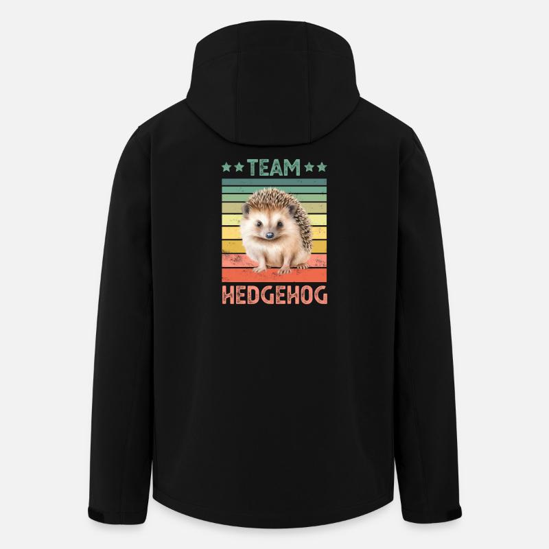 Hérisson - Veste softshell homme en polyester recyclé Stanley/Stella - noir