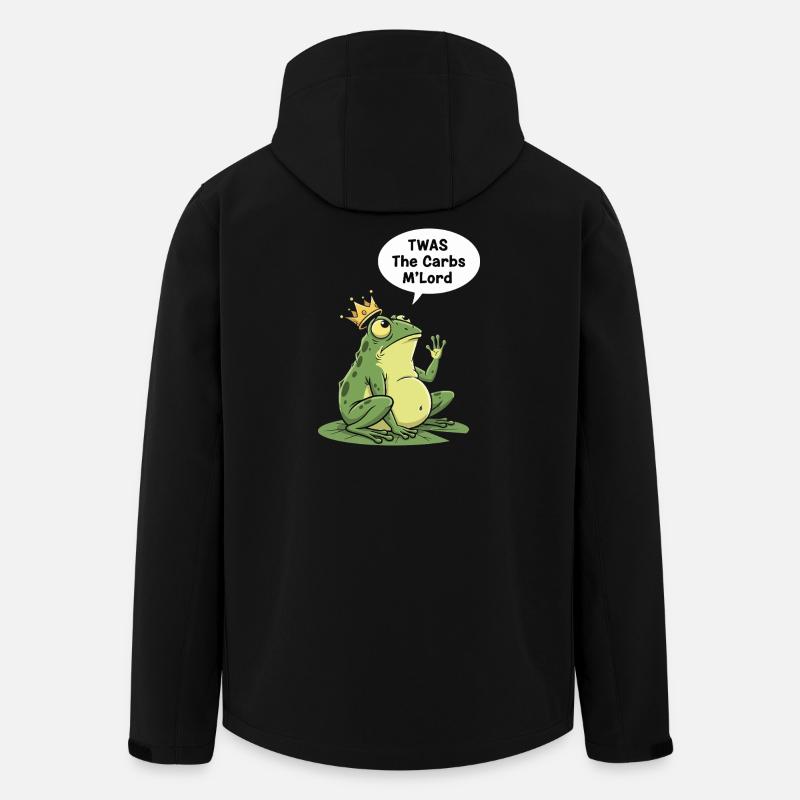Regal Frog Carbohydrate King Design - Veste softshell homme en polyester recyclé Stanley/Stella - noir