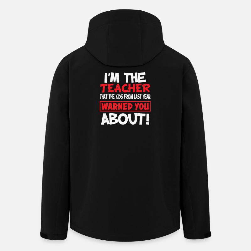 Humorvolles Lehrerzitat Design - Recycelte Männer Softshell-Jacke von Stanley/Stella - Schwarz