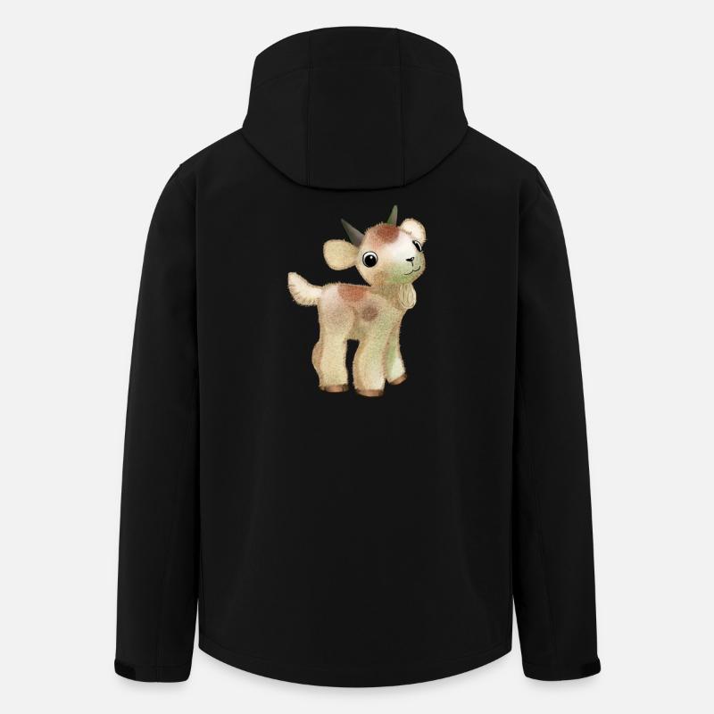 Dwarf goat - Men’s Recycled Softshell Jacket by Stanley/Stella - black