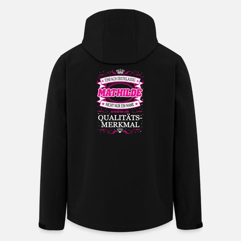 Qualitätsmerkmal Mathilde einfach Erstklassig - Recycelte Männer Softshell-Jacke von Stanley/Stella - Schwarz