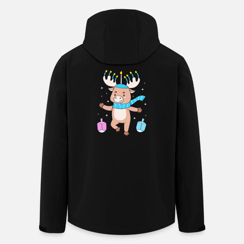 Hanukkah Chanukkah Hanukah - Recycelte Männer Softshell-Jacke von Stanley/Stella - Schwarz