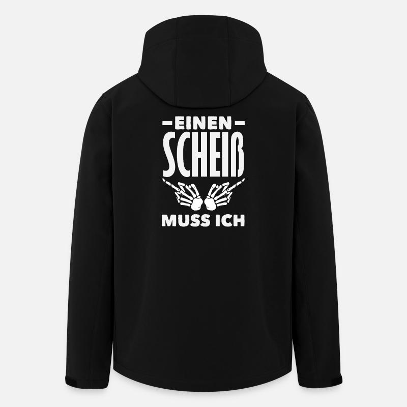 N merde je dois – majeur - Veste softshell homme en polyester recyclé Stanley/Stella - noir