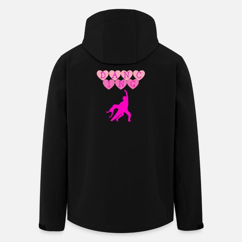 Dance - Recycelte Männer Softshell-Jacke von Stanley/Stella - Schwarz