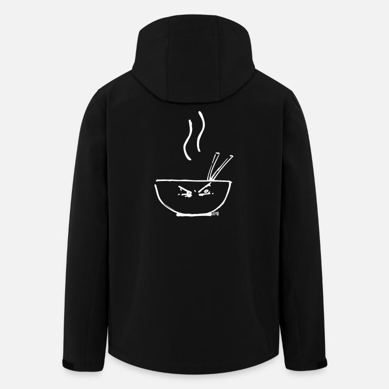 Heiße Suppe - Recycelte Männer Softshell-Jacke von Stanley/Stella - Schwarz