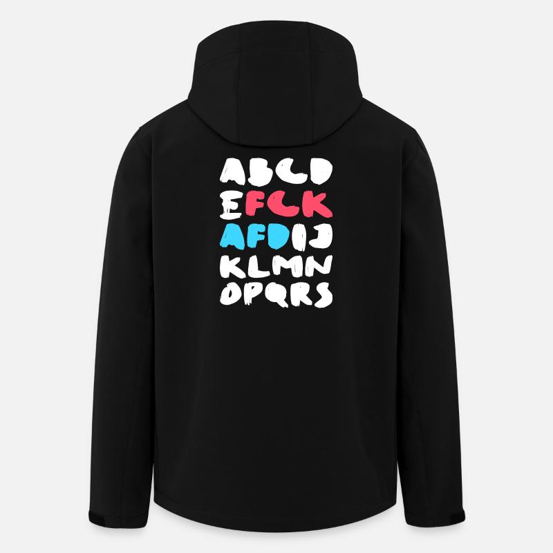 FCK AFD | Political Statement Design - Men’s Recycled Softshell Jacket by Stanley/Stella - black
