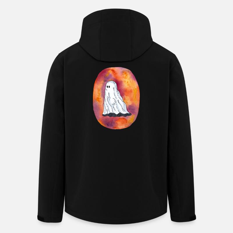 Geist in feurigen Farben - Recycelte Männer Softshell-Jacke von Stanley/Stella - Schwarz