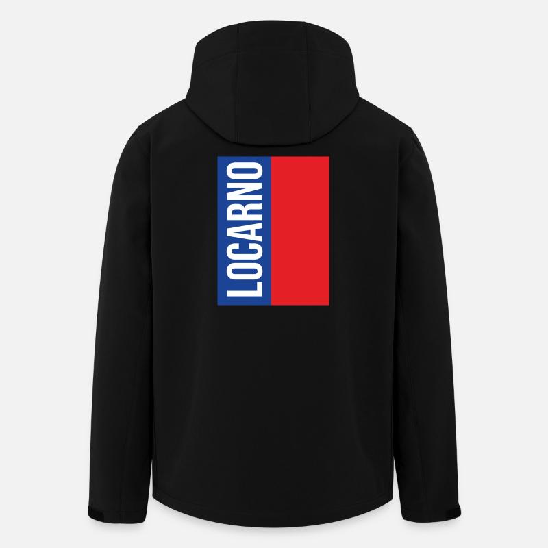 Traditionelles Tessiner Souvenir - Recycelte Männer Softshell-Jacke von Stanley/Stella - Schwarz