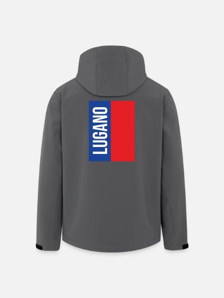 Lugano Souvenir T-Shirt Ticino - Men’s Recycled Softshell Jacket by Stanley/Stella - black