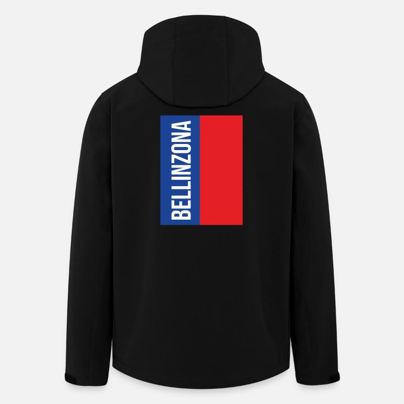 Bellinzona Souvenir  - Recycelte Männer Softshell-Jacke von Stanley/Stella - Schwarz