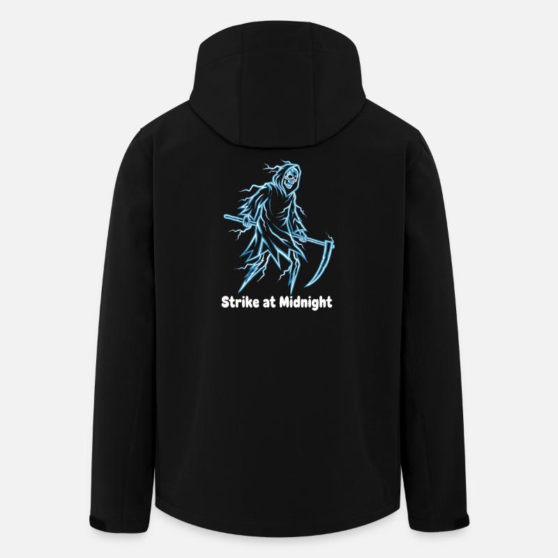 Mitternachts-Skelett Neon - Recycelte Männer Softshell-Jacke von Stanley/Stella - Schwarz