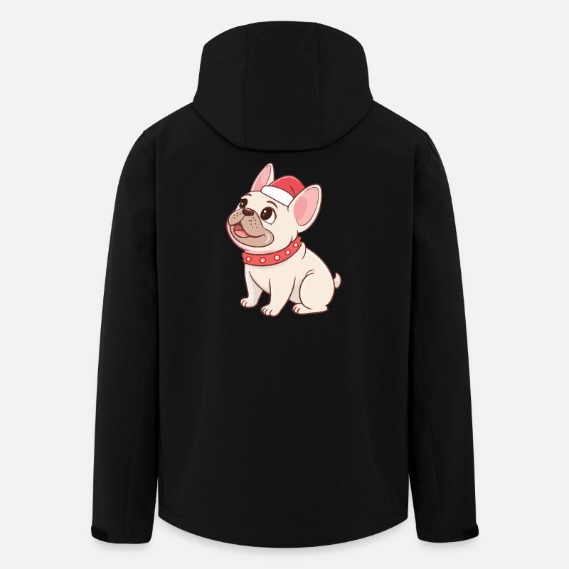 Verzaubernder Weihnachtshund - Recycelte Männer Softshell-Jacke von Stanley/Stella - Schwarz