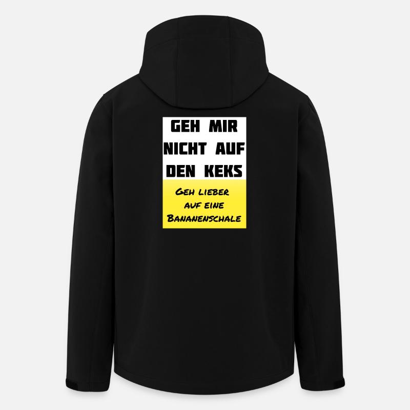 Ne m’énerve pas - Veste softshell homme en polyester recyclé Stanley/Stella - noir