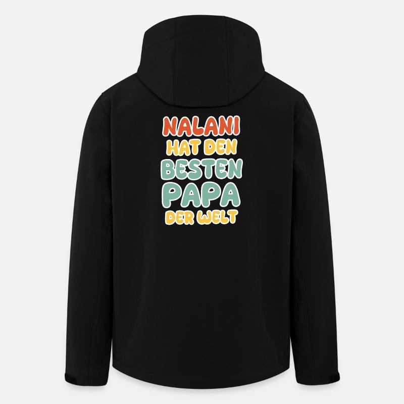Cadeau pour Nalani - Veste softshell homme en polyester recyclé Stanley/Stella - noir