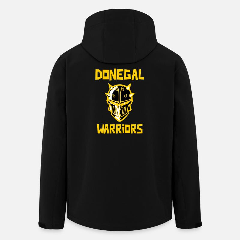 Donegal Warriors Irlande - Veste softshell homme en polyester recyclé Stanley/Stella - noir
