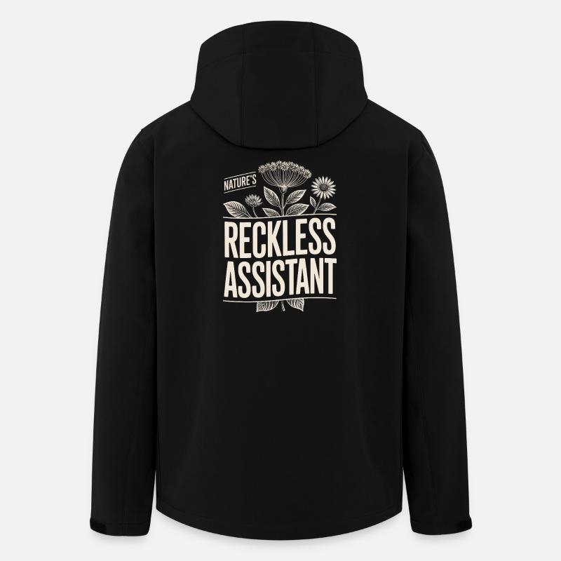 Nature's Reckless Assistant - Men’s Recycled Softshell Jacket by Stanley/Stella - black