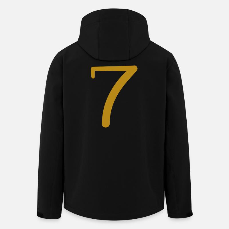7 - Recycelte Männer Softshell-Jacke von Stanley/Stella - Schwarz