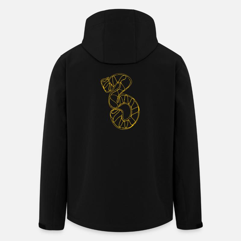 T-shirt avec un 3 dessus - Veste softshell homme en polyester recyclé Stanley/Stella - noir
