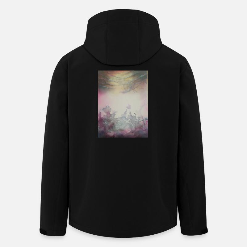 Pastel design - Men’s Recycled Softshell Jacket by Stanley/Stella - black