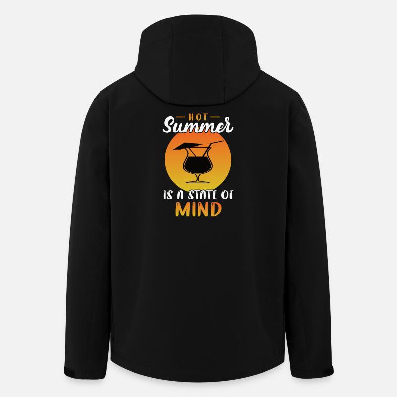 Hot summer state of mind - Men’s Recycled Softshell Jacket by Stanley/Stella - black