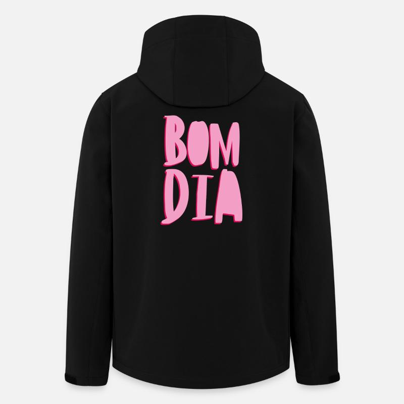 bom dia - Recycelte Männer Softshell-Jacke von Stanley/Stella - Schwarz