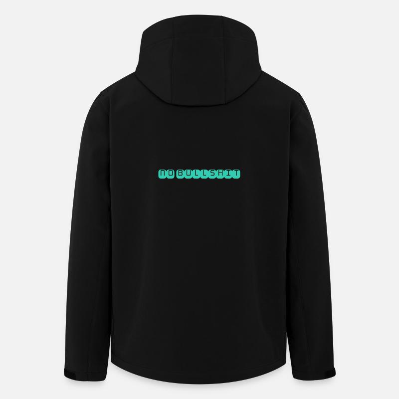 NO BULLSHIT - Men’s Recycled Softshell Jacket by Stanley/Stella - black