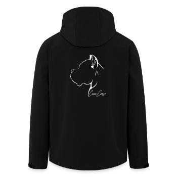 CANE CORSO Profil Chiens Chien Wilsigns - Veste softshell homme en polyester recyclé Stanley/Stella - noir - Dos - AI Model Male 185 light (185cm)