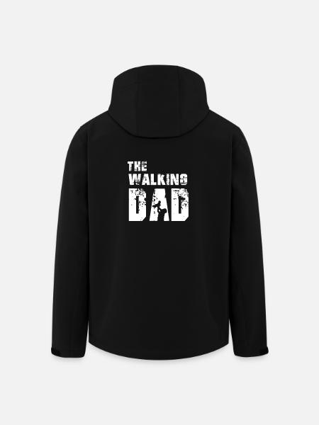 The Walking Dad - Men’s Recycled Softshell Jacket by Stanley/Stella - black