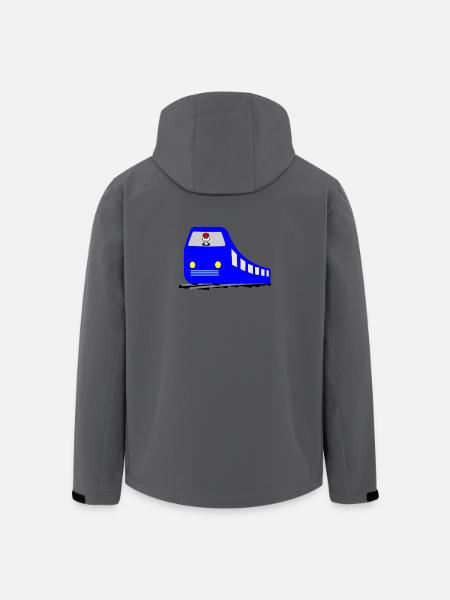 Zug - Recycelte Männer Softshell-Jacke von Stanley/Stella - Schwarz