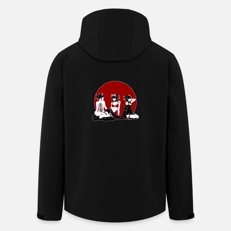 Geisha Gang - Men’s Recycled Softshell Jacket by Stanley/Stella - black