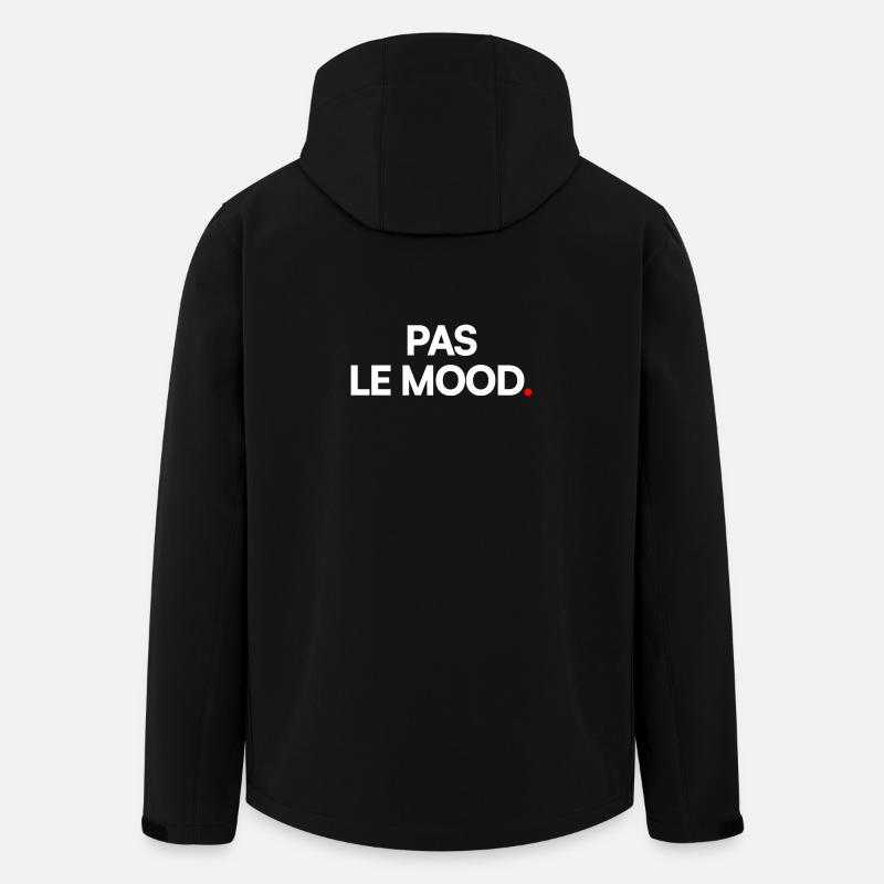 Pas le mood - Veste softshell homme en polyester recyclé Stanley/Stella - noir