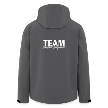 ÉQUIPE BERGER ALLEMAND Wilsigns IGP Hundesport - Veste softshell homme en polyester recyclé Stanley/Stella - charbon - Dos - AI Model Male 185 light (185cm)