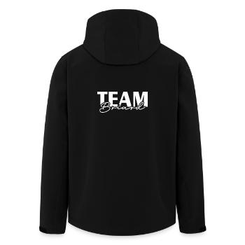TEAM Briard Wilsigns Dogs IGP Dog Sports - Men’s Recycled Softshell Jacket by Stanley/Stella - black - Back - AI Model Male 185 light (185cm)