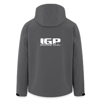 HOLLANDSE HERDER IGP Hundesport Hunde Wilsigns - Recycelte Männer Softshell-Jacke von Stanley/Stella - Anthrazit - Hinten - AI Model Male 185 light (185cm)