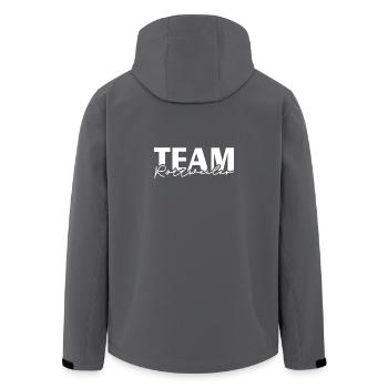 TEAM ROTTWEILER Wilsigns IGP Dog Sport Dogs - Veste softshell homme en polyester recyclé Stanley/Stella - charbon - Dos - AI Model Male 185 light (185cm)