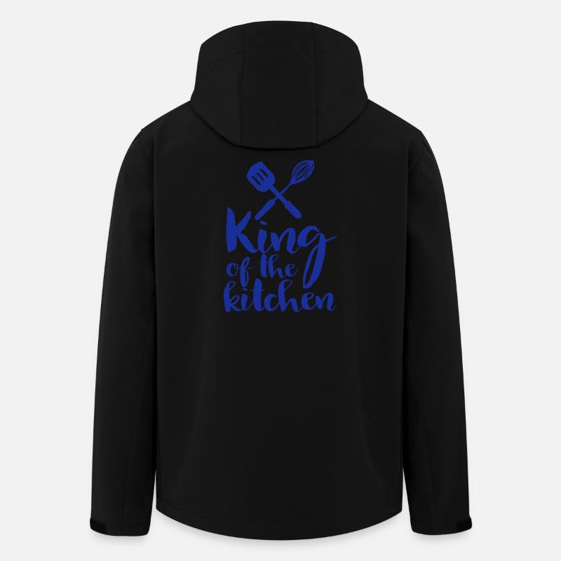 king of the kitchen - Recycelte Männer Softshell-Jacke von Stanley/Stella - Schwarz