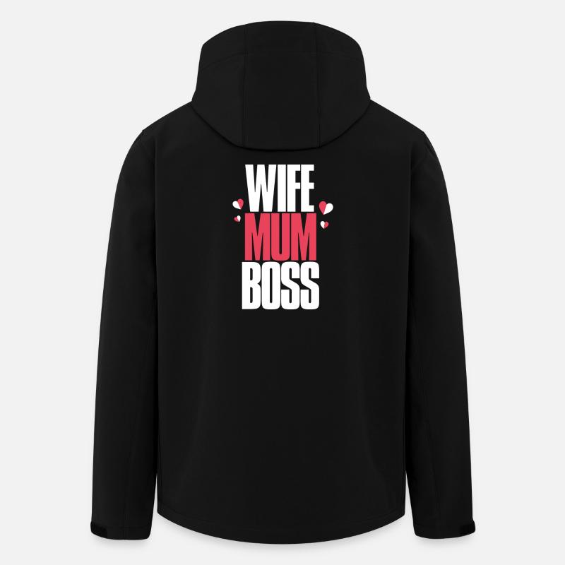 T-shirt texte de motivation féminine - Veste softshell homme en polyester recyclé Stanley/Stella - noir