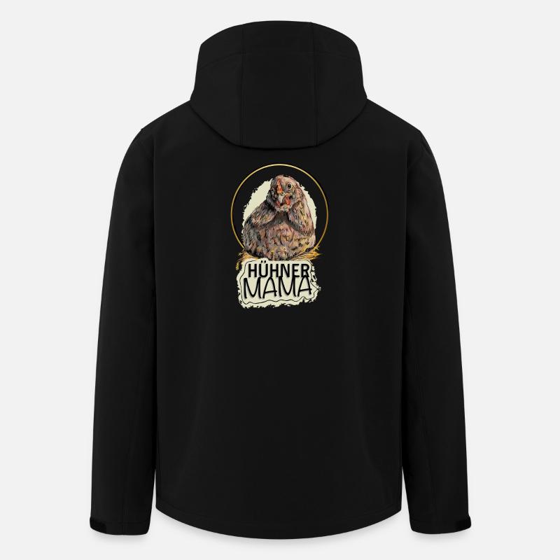 La maman des poules - Veste softshell homme en polyester recyclé Stanley/Stella - noir