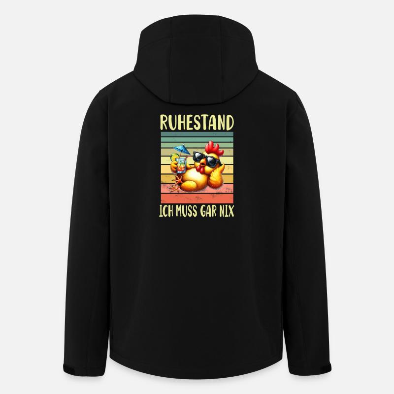 Ruhestand Rentner Rentnerin - Recycelte Männer Softshell-Jacke von Stanley/Stella - Schwarz