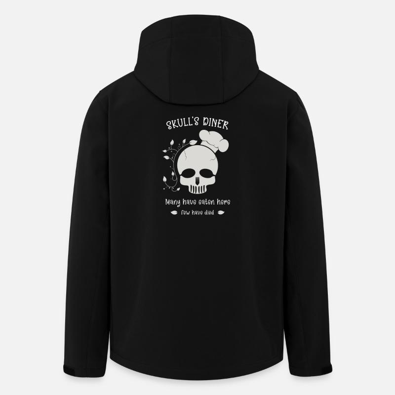 Skull's Diner - Recycelte Männer Softshell-Jacke von Stanley/Stella - Schwarz