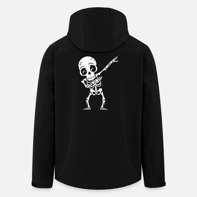 Dabbing Skeleton - Men’s Recycled Softshell Jacket by Stanley/Stella - black