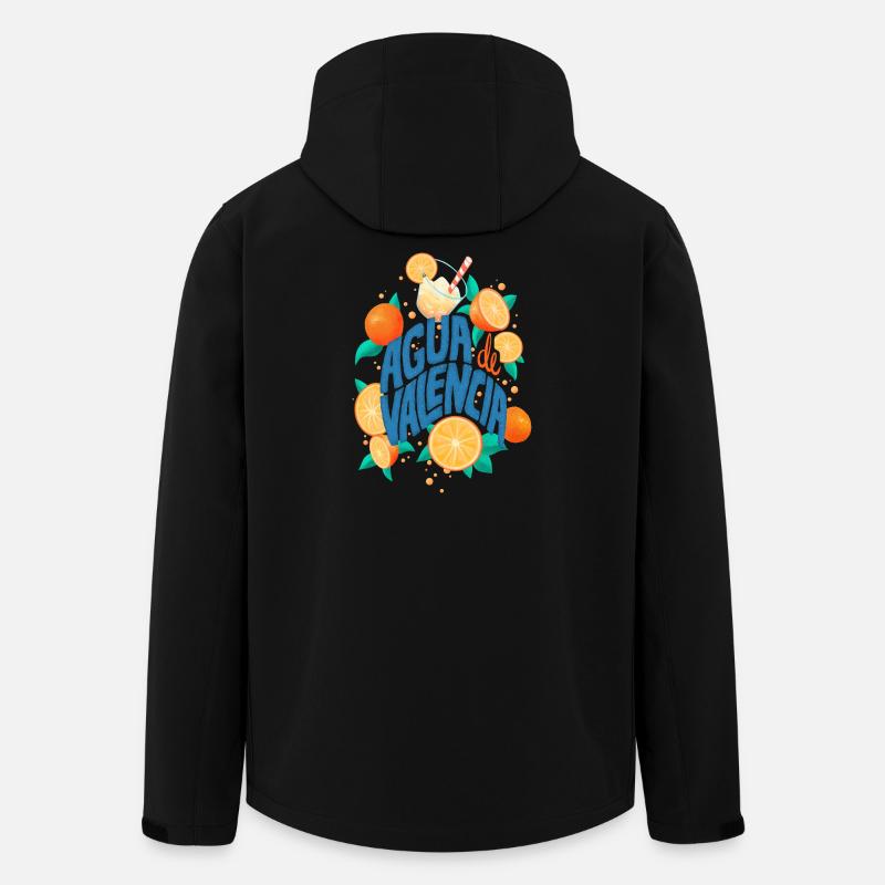 Agua de Valencia - Recycelte Männer Softshell-Jacke von Stanley/Stella - Schwarz